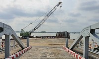 Phà Rạch Miễu tạm đưa vào hoạt động ngày 27/1