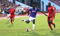 Ibou Kebe trong ngày ra mắt CLB Hà NộiẢnh: Contras Hà Nội 