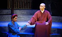 Vở cải lương “Huyền thoại gò rồng ấp” lý giải huyền tích vua Lý Công Uẩn Ảnh: KỲ SƠN 