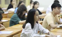 Trong phòng thi tốt nghiệp THPT Quốc gia 2019. Ảnh: Hồng Vĩnh