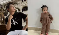 Con trai Dương Lâm &quot;Đồng Nai&quot; giống bố như đúc, chỉ lộ một góc mặt vẫn nhận ra