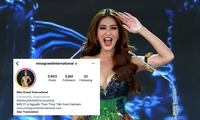 Đoàn Thiên Ân &quot;out&quot; Top 10: Ai cũng tiếc nuối, tài khoản Miss Grand tụt 1 triệu lượt theo dõi