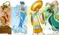 Trầm trồ với dự án &quot;Bản Mệnh Chi Thần&quot;: Thiên thần hộ mệnh lấy cảm hứng từ Ngũ hành