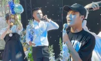 Hòa Minzy song ca cùng Văn Toàn, Quang Hải, không còn &quot;quẩy banh nóc&quot; đám cưới