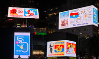 TP.HCM: Gen Z &quot;thắp sáng&quot; trung tâm thành phố bằng loạt poster &quot;Concert Quốc gia&quot;