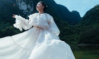 Văn Mai Hương khoe bộ ảnh đón tuổi 28 đẹp như tranh vẽ giữa khung cảnh Ninh Bình hùng vĩ