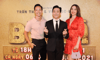 Hà Hồ - Kim Lý, Đông Nhi - Ông Cao Thắng “trốn con” đến chúc mừng “Bố Già” Trấn Thành