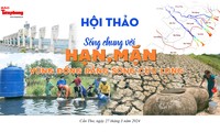 Bàn giải pháp để sống chung với hạn, mặn ở vựa lúa lớn nhất cả nước