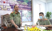 Đại tá Lê Văn Vũ - Phó Giám đốc Công an tỉnh TT-Huế, thông tin về kết quả điều tra bước đầu vụ án tham ô tài sản xảy ra tại Cảng hàng không Quốc tế Phú Bài