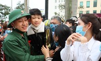 Tự tin sẵn sàng lên đường xây dựng và bảo vệ Tổ quốc.