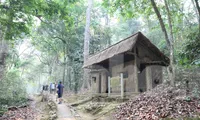 Cận cảnh Sở Chỉ huy chiến dịch Điện Biên Phủ của quân ta đơn sơ bằng tre nứa