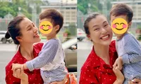 Hậu hôn nhân đổ vỡ, Hoàng Oanh cùng con trai vui vẻ dạo phố, thần sắc rạng rỡ