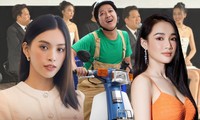 Nhã Phương nói gì khi Trường Giang trở thành &quot;người yêu màn ảnh&quot; của Hoa hậu Tiểu Vy?