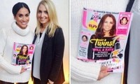 Meghan từ lâu đã cầm tạp chí có hình Kate để chụp ảnh, thế mà bảo không biết về Hoàng gia
