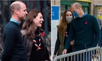 Không nắm tay trước mặt mọi người nhưng William - Kate dễ thương thế này khi đi riêng