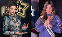Á hậu 1 giữ vững phong độ trong khi Hoa hậu Hoàn vũ Harnaaz Sandhu liên tục gây khó hiểu