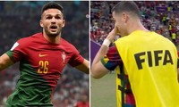 Ronaldo có hành động bị chê là “giả trân” khi đồng đội ghi bàn thứ ba cho Bồ Đào Nha