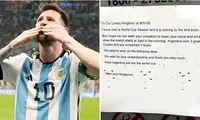 Bức thư đáng yêu gửi hàng xóm cứ reo hò khi xem World Cup, câu chuyện đằng sau còn thú vị hơn