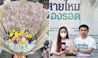 Đặt bó hoa tiền trị giá 35 triệu làm quà tặng người yêu, ai ngờ shipper cầm xong đi luôn