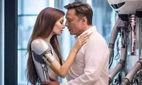 Sự thật về những hình ảnh tỷ phú Elon Musk ôm hôn robot khiến ai nhìn cũng sốc