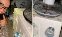 Sinh viên tự làm &quot;máy điều hòa&quot; chống nóng giá rẻ, đơn giản mà mát lạnh!