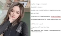 Cô gái nghi lừa đảo ở Singapore liên quan đến đường dây tuyển &quot;ứng viên người Việt&quot;?