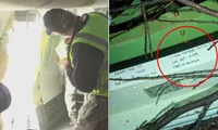 Những dòng chữ viết tay bí ẩn trên tấm cửa máy bay bị bật tung ở độ cao 5.000 mét