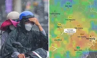 Sắp có gió Đông Bắc về khiến miền Bắc hết oi nóng, Hà Nội chuyển mát và mưa