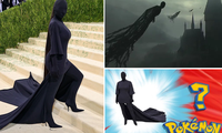 Đại hội ảnh chế Met Gala 2021: Kim Kardashian mang trend &quot;bóng đêm&quot; phủ sóng mạng xã hội