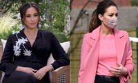 Không đáp lại Meghan một lời, nhưng Kate chọn trang phục thể hiện sự ủng hộ Hoàng gia Anh