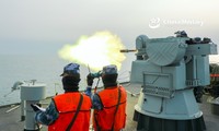 Trung Quốc tiến hành thêm một cuộc tập trận ở Biển Đông. Ảnh: China Military