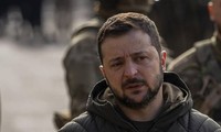 Tổng thống Ukraine Volodymyr Zelensky. Ảnh: AP
