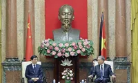 Chủ tịch nước Tô Lâm tiếp đoàn đại biểu Đảng, Nhà nước Trung Quốc