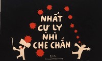 Nhất cự ly nhì che chắn - loạt tranh cổ động hài hước thời COVID-19