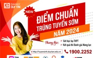 Điểm chuẩn trúng tuyển sớm vào Đại học Duy Tân đợt 1 năm 2024