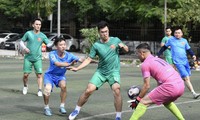 Những hình ảnh ấn tượng tại Giải bóng đá tranh cúp Tiền Phong Champions