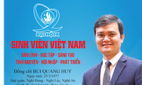 Anh Bùi Quang Huy, Bí thư Trung ương Đoàn, Chủ tịch Trung ương Hội Sinh viên Việt Nam được giao giữ trách nhiệm Bí thư thường trực Trung ương Đoàn. Ảnh: Bảo Anh