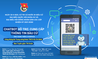 Chatbot hỗ trợ, cung cấp thông tin bầu cử ứng dụng trên 2 Fanpage: Cổng thông tin Trung ương Đoàn và Ban Tuyên giáo Trung ương Đoàn.