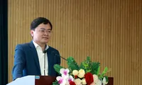 Anh Nguyễn Anh Tuấn, Uỷ viên T.Ư Đảng, Bí thư thứ nhất T.Ư Đoàn phát biểu tại hội nghị. Ảnh: Bảo Anh