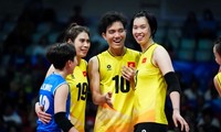 Bích Tuyền (số 10) tại FIVB Challenger Cup 2024. Ảnh: FIVB