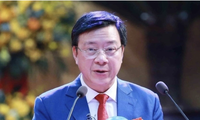 Bí thư Tỉnh ủy Hải Dương Phạm Xuân Thăng khi chưa bị bắt. Ảnh: TTXVN.
