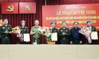 Bộ Công an trao quyết định của Chủ tịch nước cho 3 sĩ quan tham gia gìn giữ hòa bình