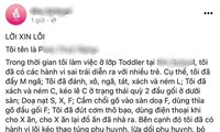 Đà Nẵng: Xác minh cô giáo tát, ném trẻ, cho ăn lại đồ nhả ra