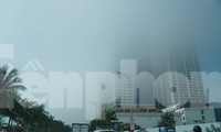 Sương mù giăng khắp đường ven biển, Đà Nẵng hóa thành Đà Lạt 