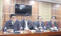 Đại diện Sở Thông tin và Truyền thông, Ban Tổ chức Tỉnh ủy, Sở Nội vụ, Ban Tuyên Giáo Tỉnh ủy Bắc Ninh thông tin về việc bổ nhiệm ông Nguyễn Nhân Chinh
