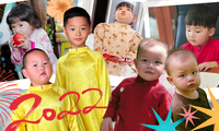 Đón năm mới style &quot;mầm non giải trí&quot;: Bé Bo khai bút ký như chủ tịch, Hayden siêu hài hước