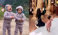 Khi &quot;thế lực nhí&quot; du Xuân: Lisa - Leon nhà Hà Hồ tươi hết cỡ, Winnie &quot;gây bão&quot; vì đáng yêu