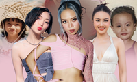 Sao Việt khoe ảnh thời &quot;ngố tàu&quot; dịp Quốc tế Thiếu nhi, ai dậy thì thành công nhất?