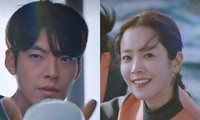 &quot;Our Blues&quot; tập 1: Shin Min Ah chưa xuất hiện, Kim Woo Bin đã vội &quot;tăm tia&quot; Han Ji Min