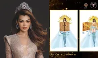 Ý tưởng quốc phục cực &quot;bá đạo&quot; cho Hoa hậu Trân Đài, sốc nhất là thiết kế &quot;Cầu Tõm&quot;